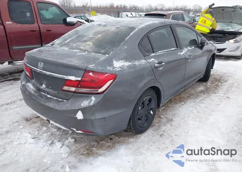 2014 Honda Civic Lx из США, поврежденный, VIN 19XFB2F53EE010281